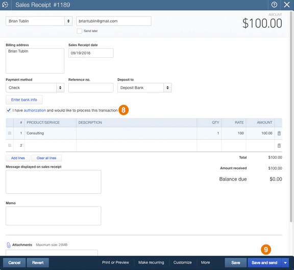 process payment