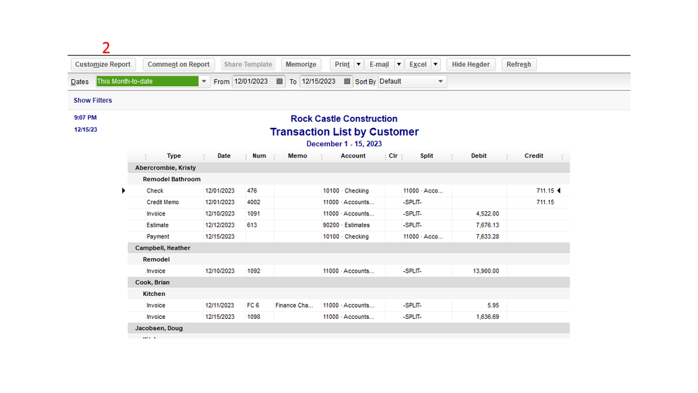 record ACH payment 3