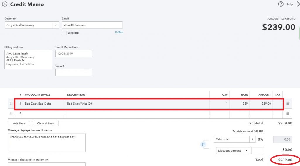 How to Write Off an Invoice in Quickbooks