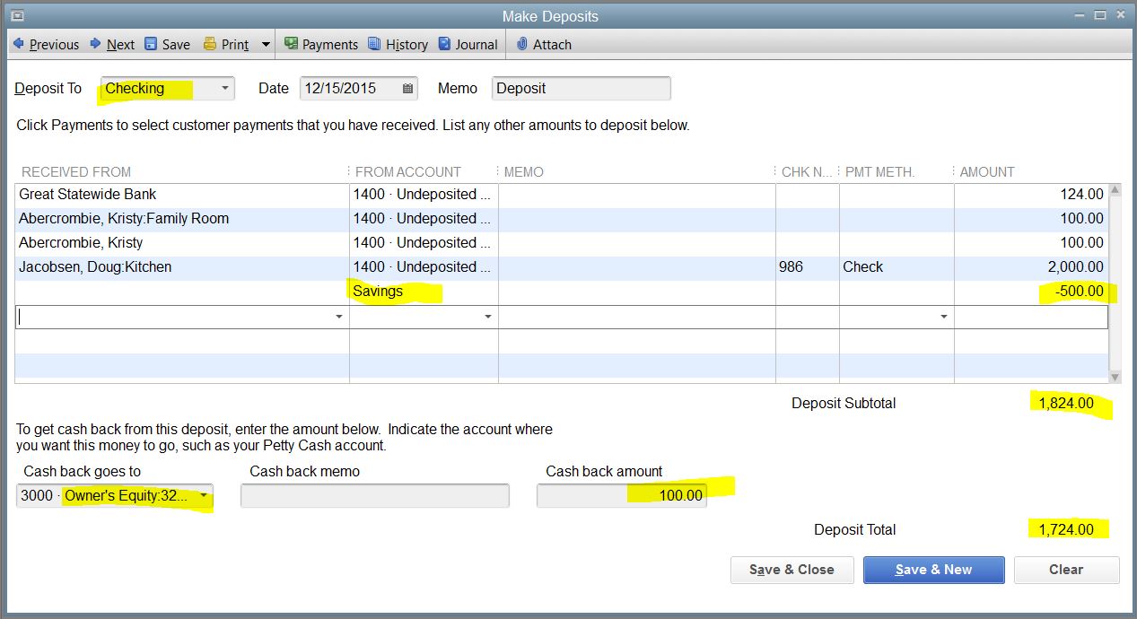 distributions to owners on statement of cashflows