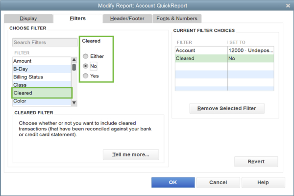 Deposit Undeposited Funds in QuickBooks