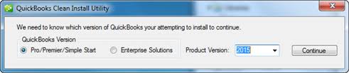 run QuickBooks clean install tool