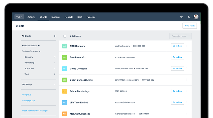 Xero; xero vs myob vs quickbooks