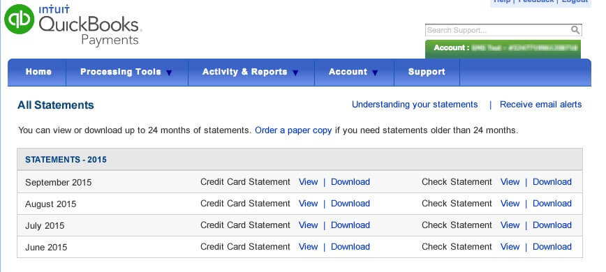 Intuit QuickBooks Merchant Services