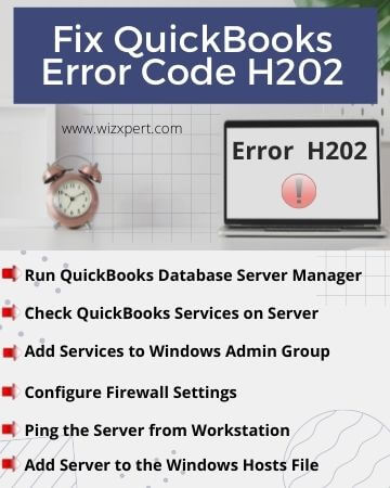 Fix QuickBooks Error Code H202 
