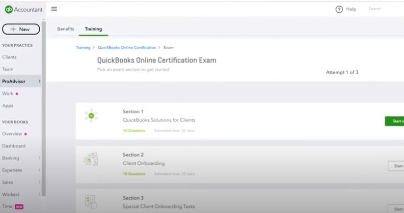 QuickBooks ProAdvisor Certification Exam Questions