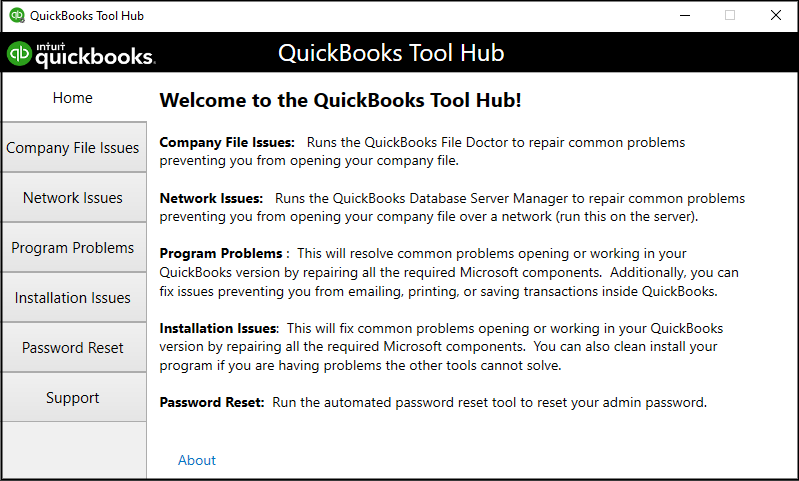 QuickBooks Tool Hub: QuickBooks error PS101