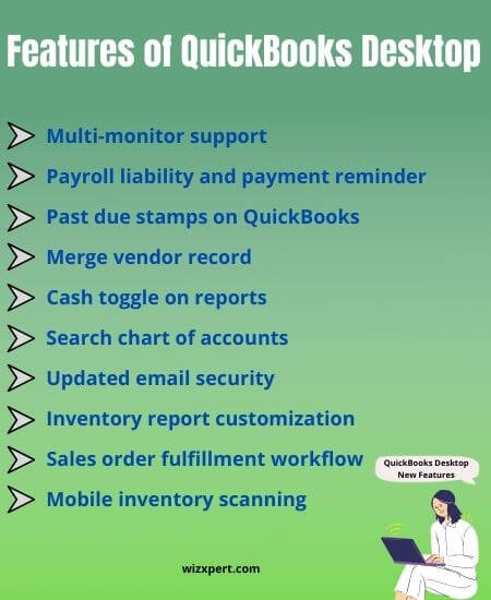 Features of QuickBooks Desktop