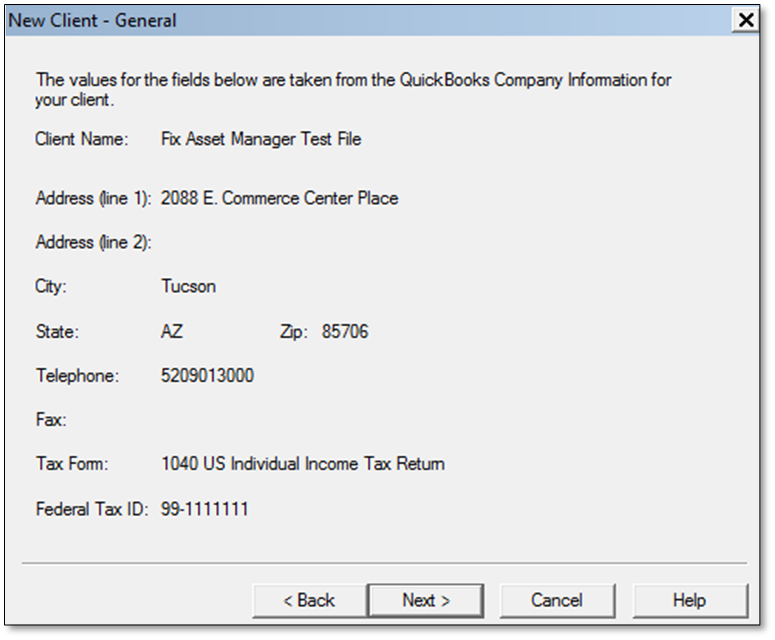 How to set up Fixed Asset Manager