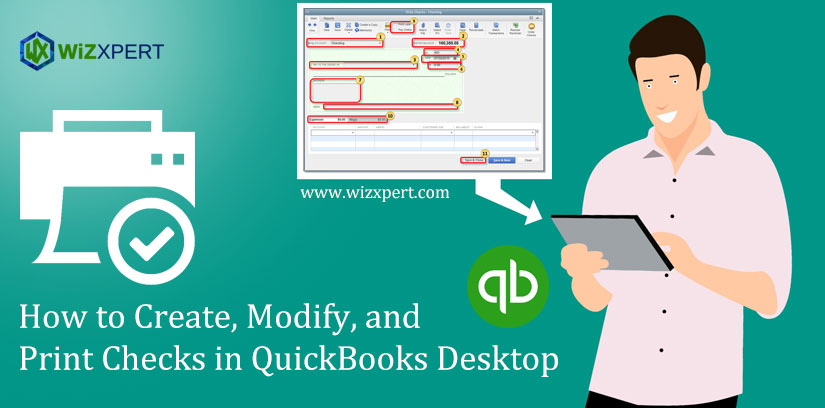 How to Create, Modify, and Print Checks in QuickBooks Desktop