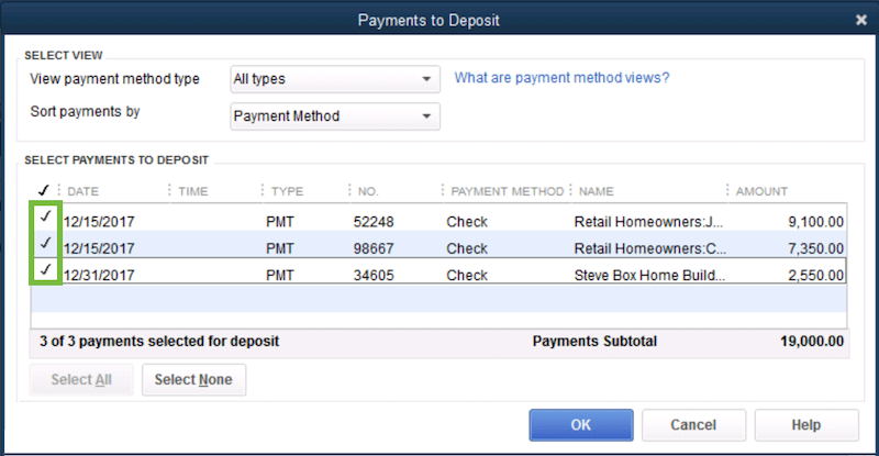  Record and Make Bank Deposits in QuickBooks Desktop