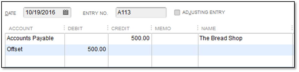 write off vendor overpayment in QuickBooks