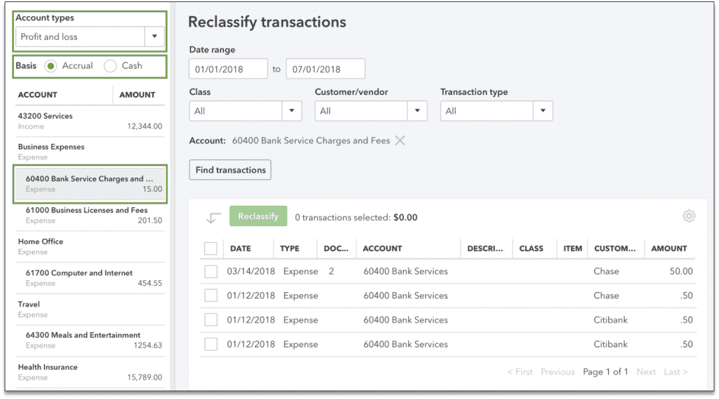  Reclassify Transactions In QuickBooks Online Accountant