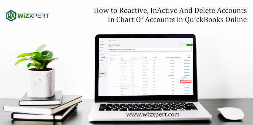 How to Reactive, InActive And Delete Accounts In Chart Of Accounts in QuickBooks Online