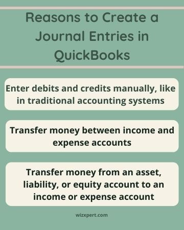 Reasons to Create a Journal Entries in QuickBooks