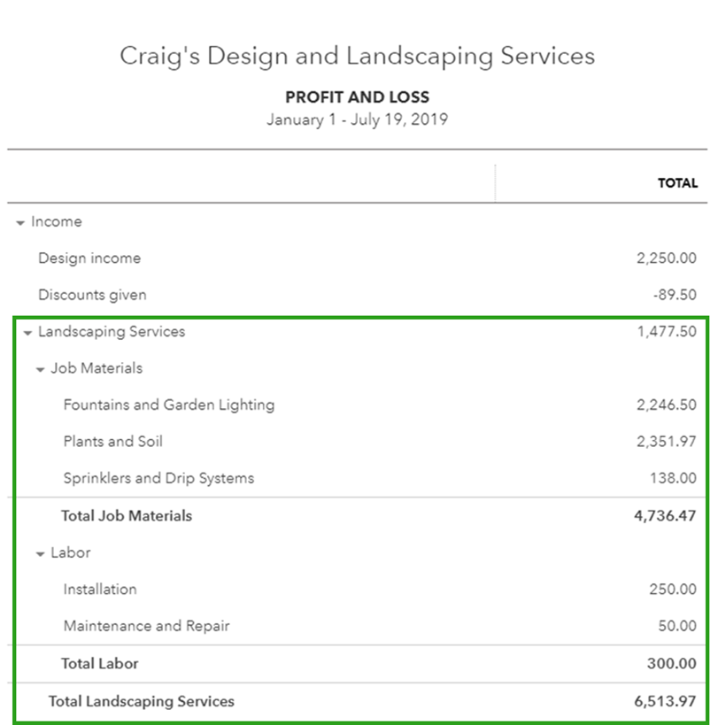 create subaccounts in QuickBooks Online