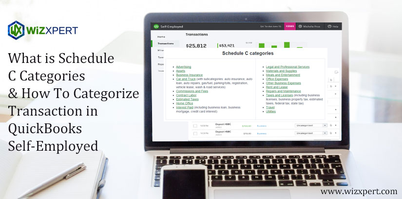 What is Schedule C Categories & How To Categorize Transaction in QuickBooks Self-Employed