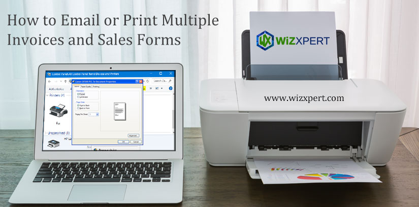 How to Email or Print Multiple Invoices and Sales Forms