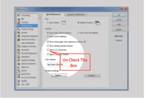 How to Turn off or Disable QuickBooks Messenger