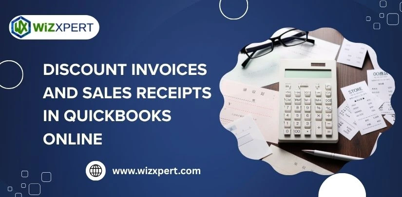Discount Invoices and Sales Receipts QB Online img