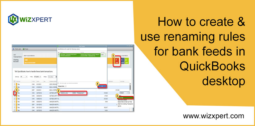 How To Create & Use Renaming Rules For Bank Feeds In QuickBooks Desktop
