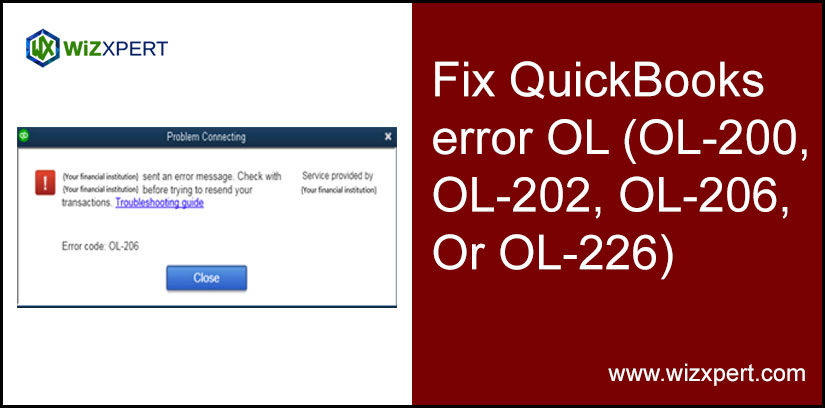 Fix QuickBooks Error OL (OL-200, OL-202, OL-206, Or OL-226)