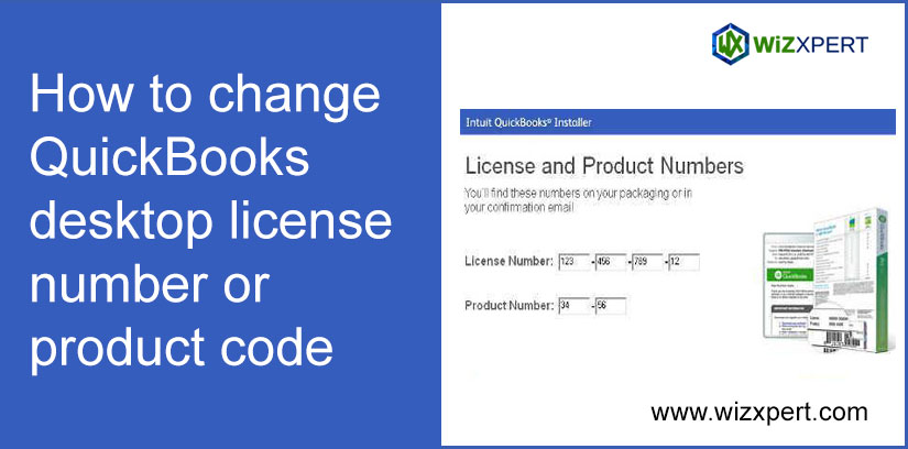 intuit quickbooks license and product number