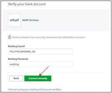Verify your bank account (QuickBooks Error 103)