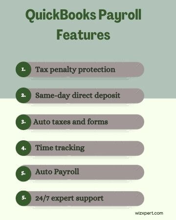 QuickBooks Payroll features