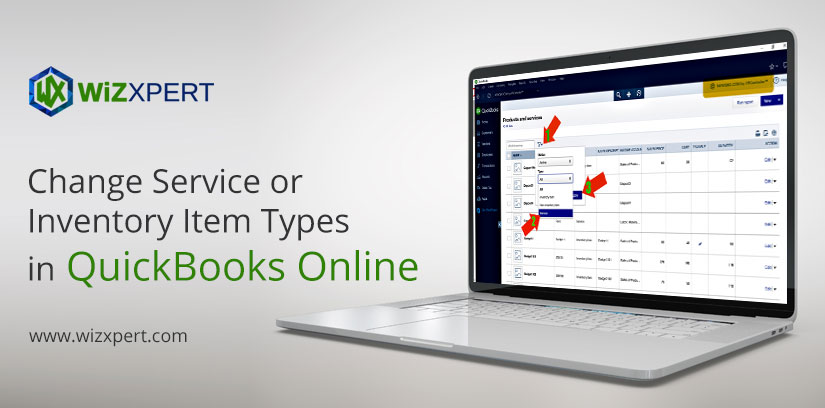 Change Service or Inventory Item Types in QuickBooks Online