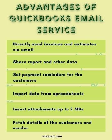 Advantages of QuickBooks Email Service