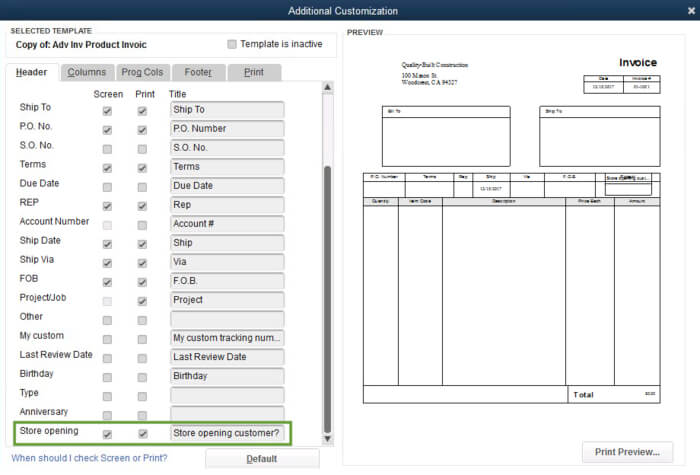 How To Create And Use Custom Fields In QuickBooks Desktop (Windows & Mac) 3 How To Create And Use Custom Fields In QuickBooks Desktop (Windows & Mac) 1