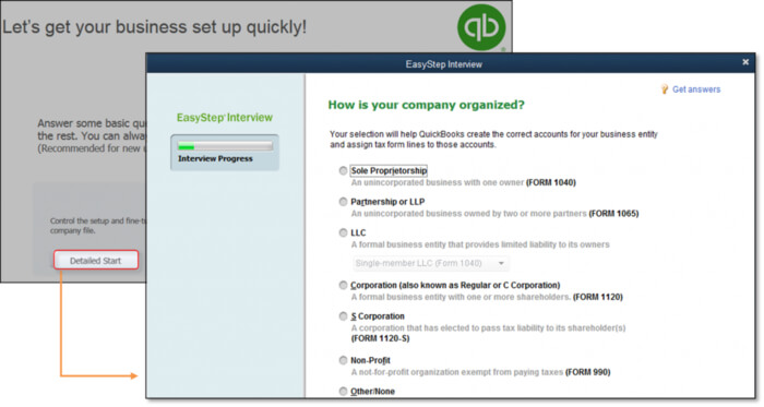 How to Set Up Fixed Asset Manager (FAM) in QuickBooks Desktop 1 EasyStep Interview Window