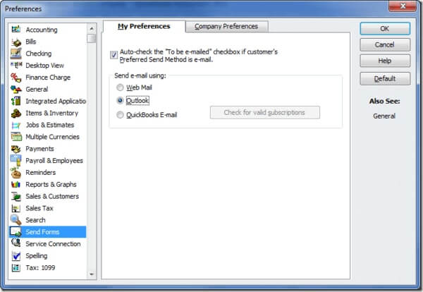 How To Set Up Email In QuickBooks Desktop - Explained 1 Set Up 'My Preference' in QuickBooks Online