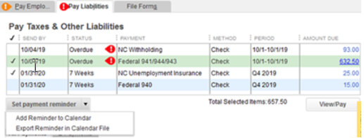 How to Set up and Pay Liabilities (scheduled, custom, or unscheduled) in QuickBooks Desktop 1 Set Up Payroll Liabilities Reminder
