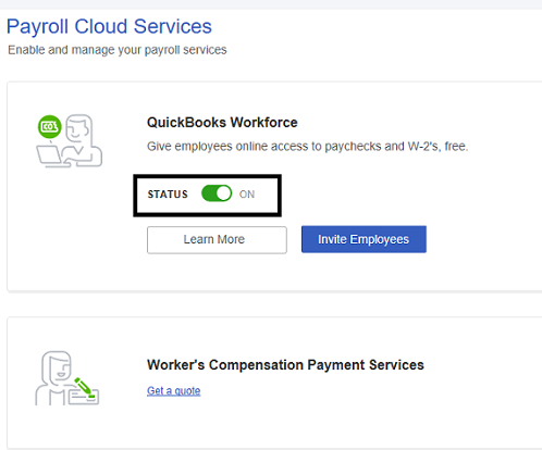 How to Activate View My Paycheck and QB Workforce 1 QuickBooks Workforce