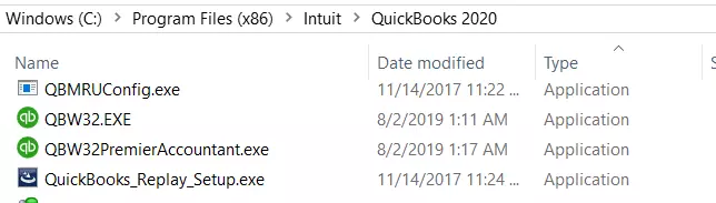 QuickBooks Program File Path