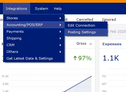 Posting Settings in Webgility