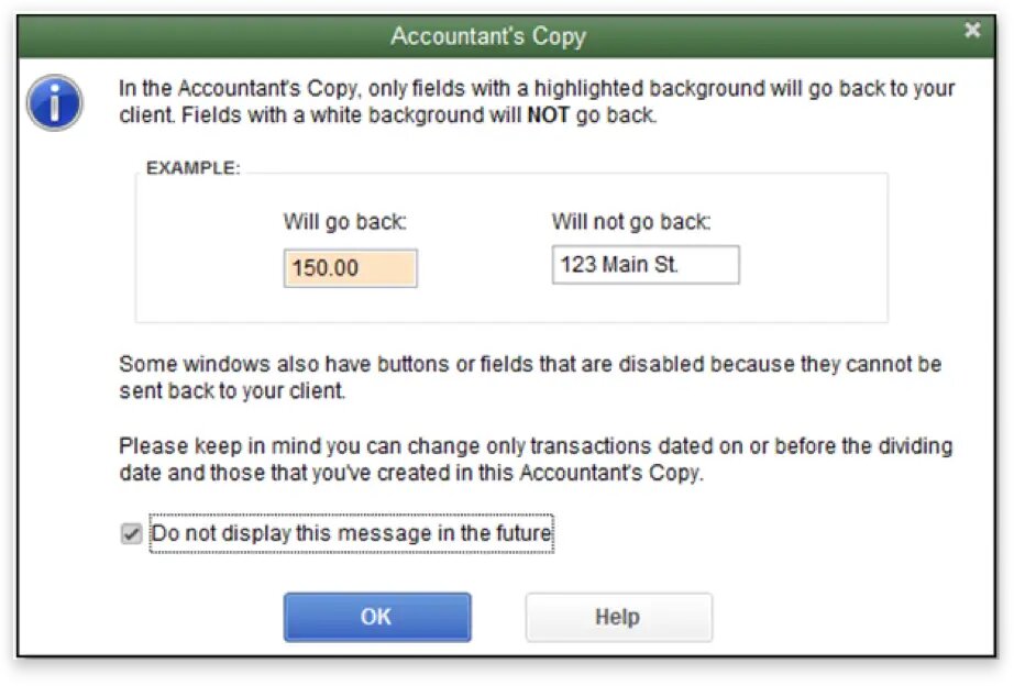 QuickBooks Accountant's Copy