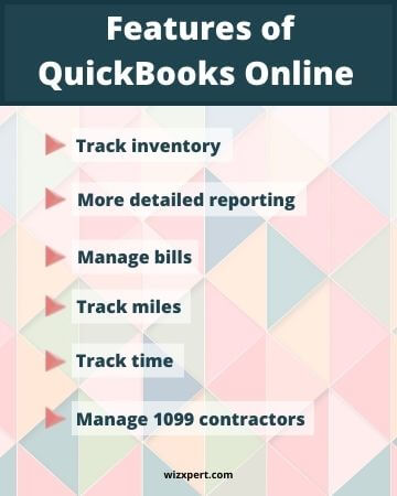 Features of QuickBooks Online