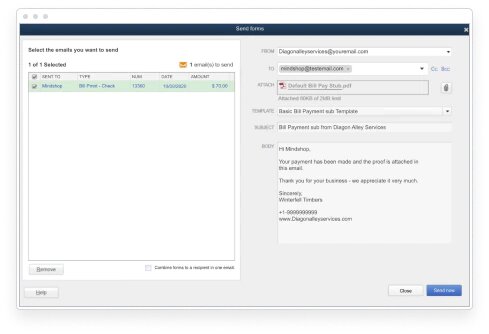customize bill pay