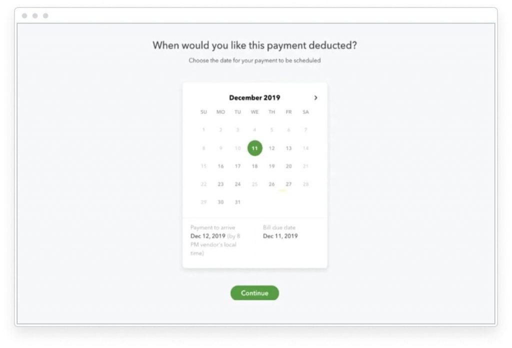 schedule pay bills