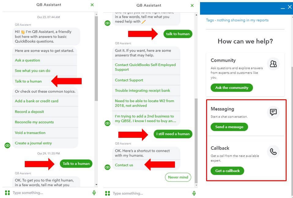 How to contact QuickBooks