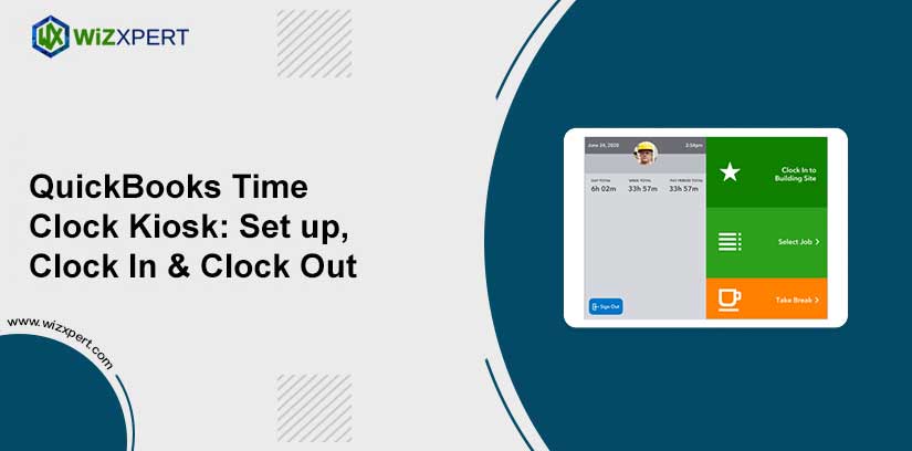 QuickBooks Time Clock Kiosk Set up Clock In & Clock Out