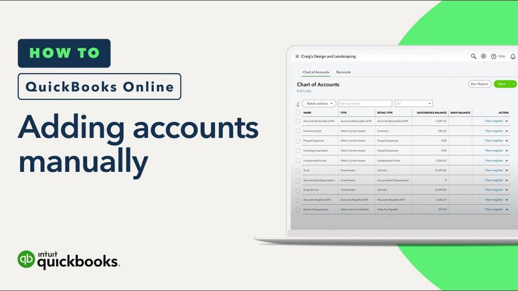 Adding accounts manually