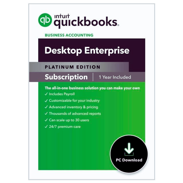 QuickBooks Desktop Enterprise Platinum Edition