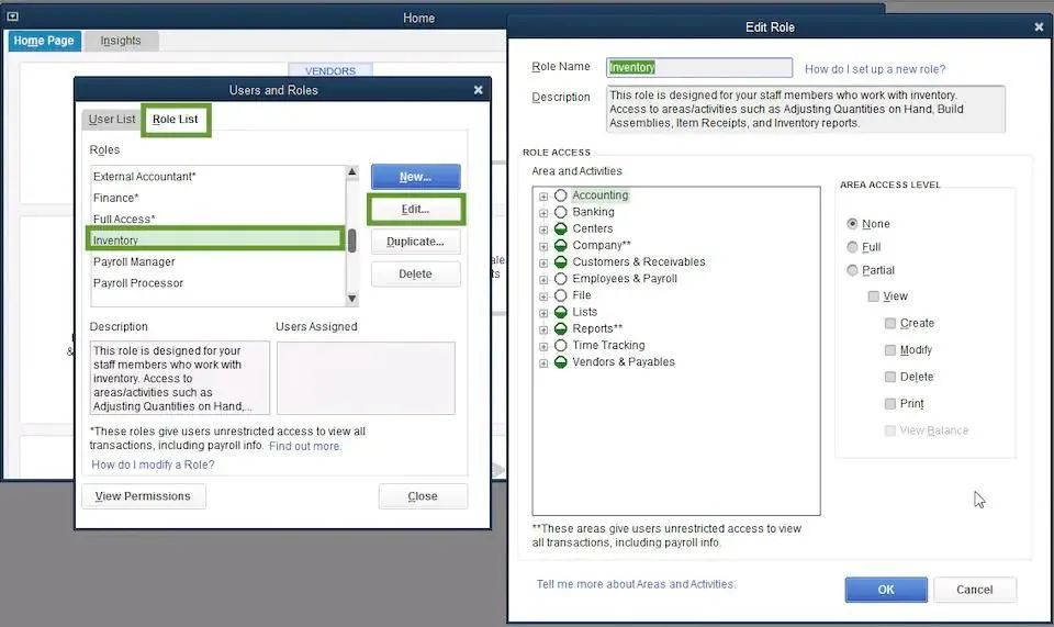 How to use pre-defined roles