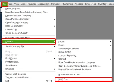 QuickBooks in safe mode