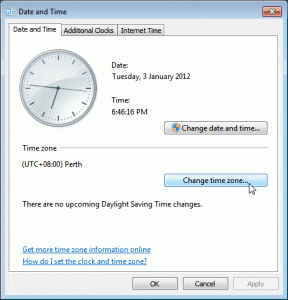 Date and Time Settings