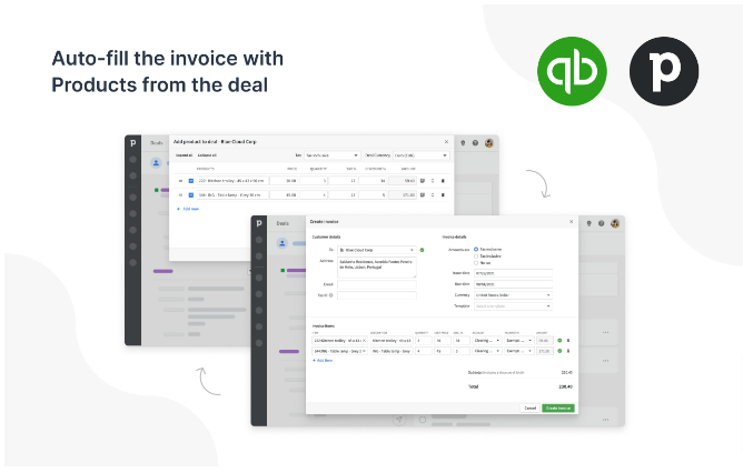 Pipedrive Integration with QuickBooks